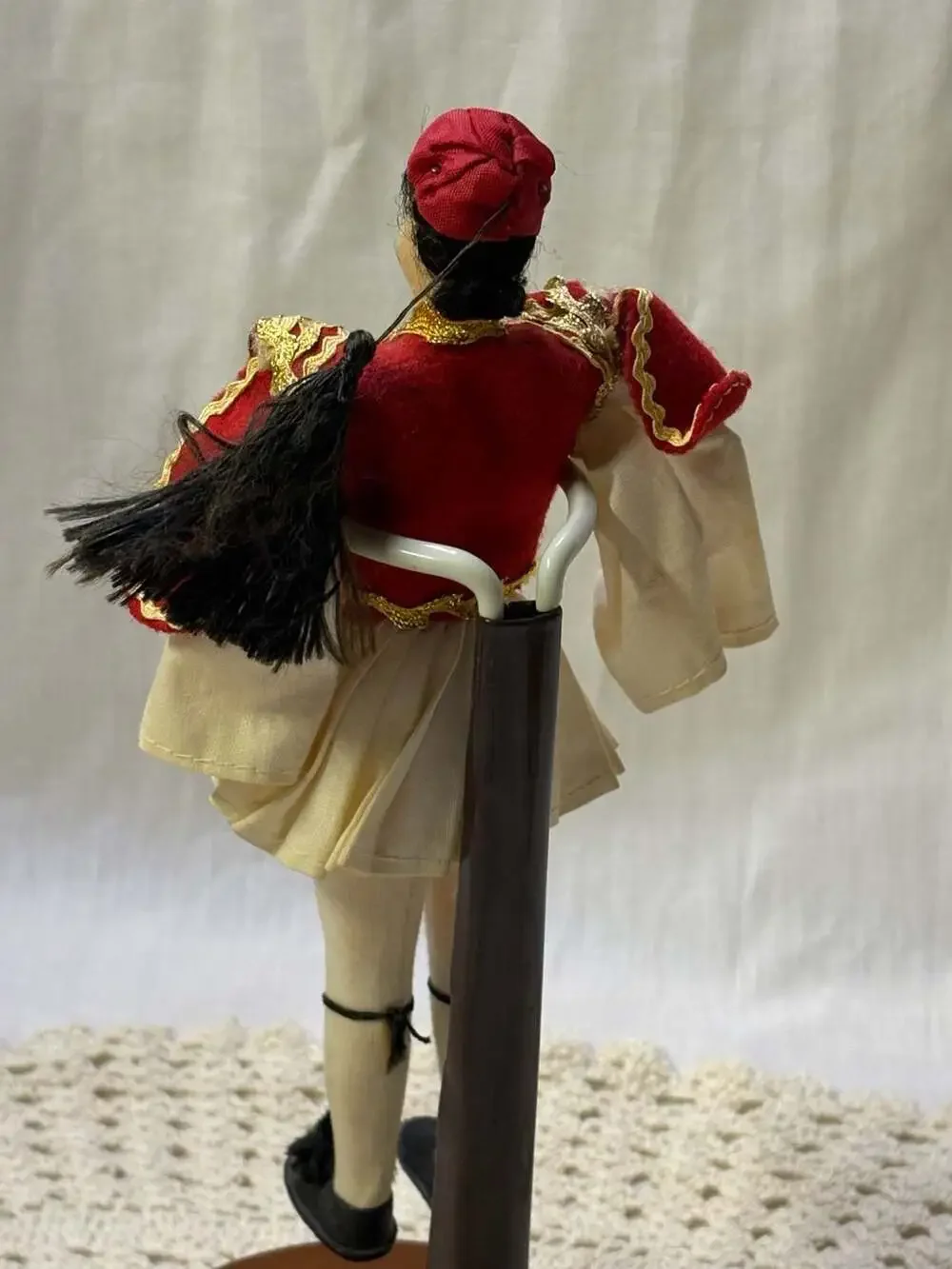 Vintage Greek Tsolias Evzone Folk Costume Souvenir Doll